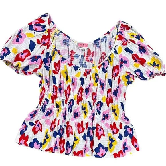 Kate Spade Summer Flowers Riviera Top - Picture 2 of 8